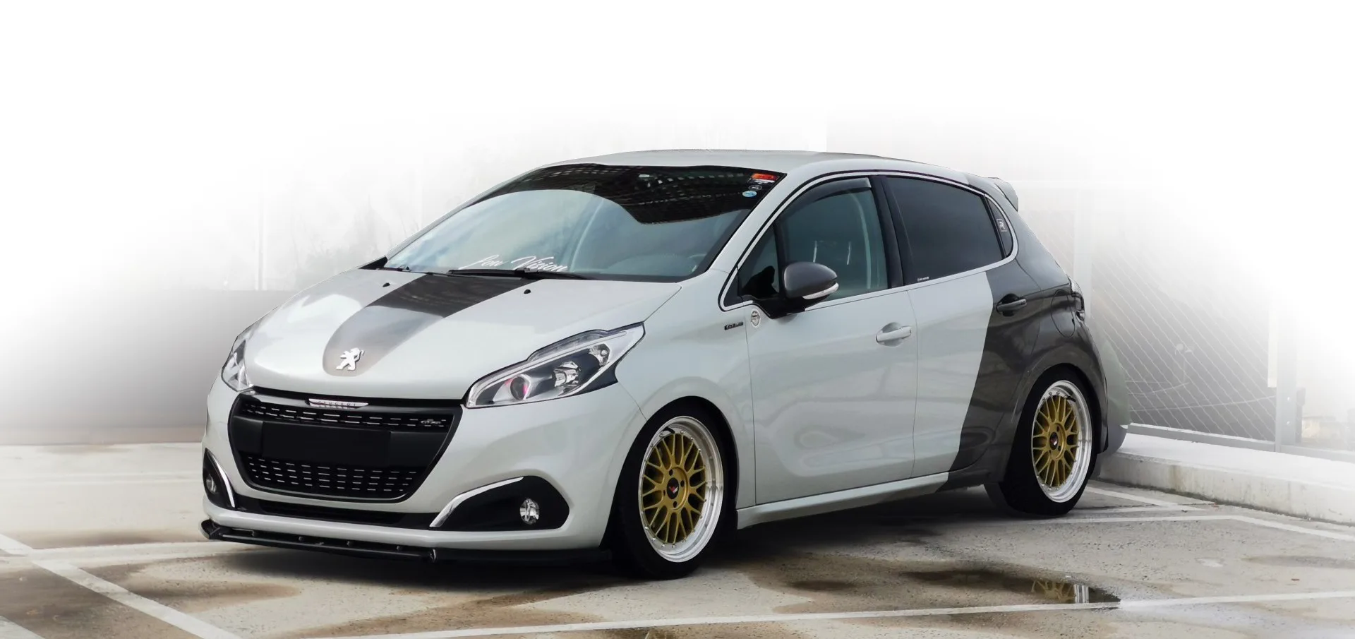 Peugeot 208 stance, tunning 208 for a static build